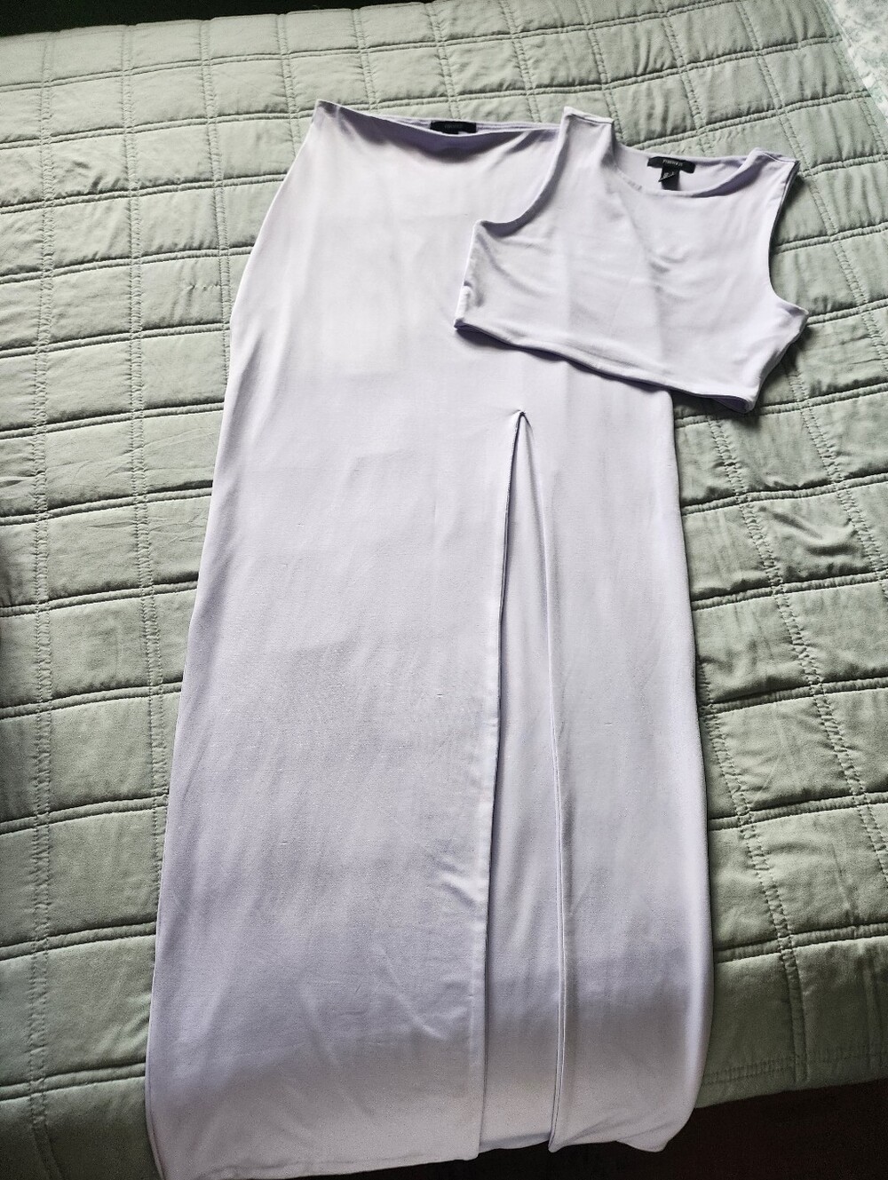 High Waist Lavender Matching Set